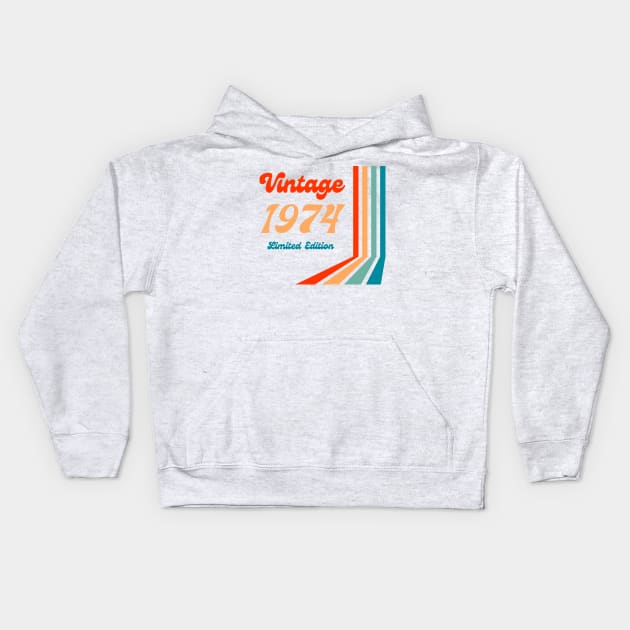 1974 Kids Hoodie by smkworld